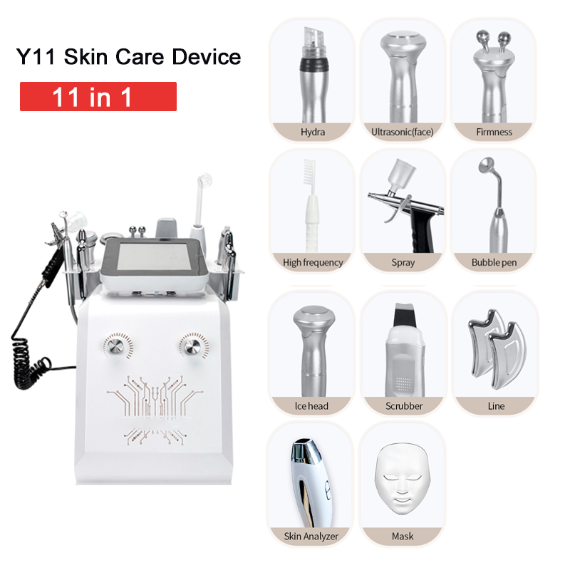 11 In 1 Oxygen Hydrafacial Skin Analyzer Machine