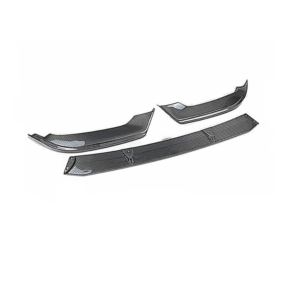 For A5 S5 B9 2017-2020 True Dry Carbon Fiber Front Bumper Lip Auto Parts Diffuser Spoiler Body Kit Trim