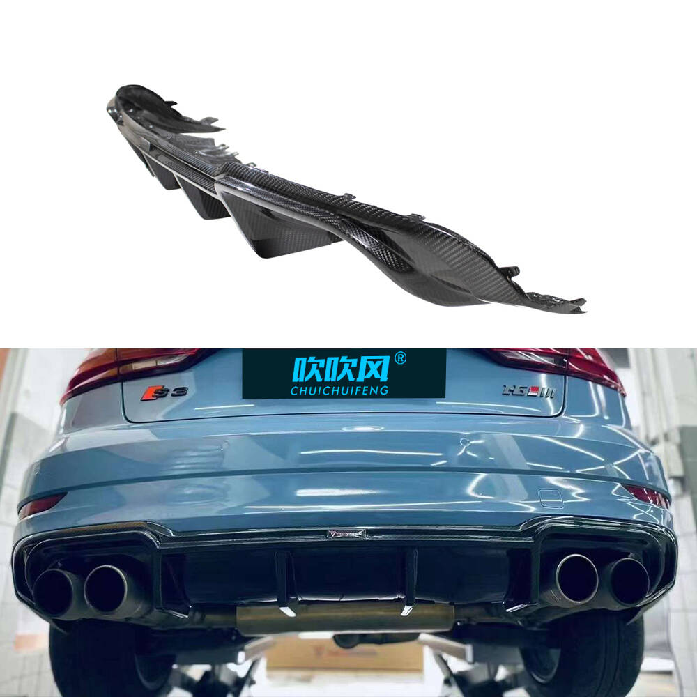Rear Diffuser; Rear Lip;rear splitter；Audi； S3； A3
