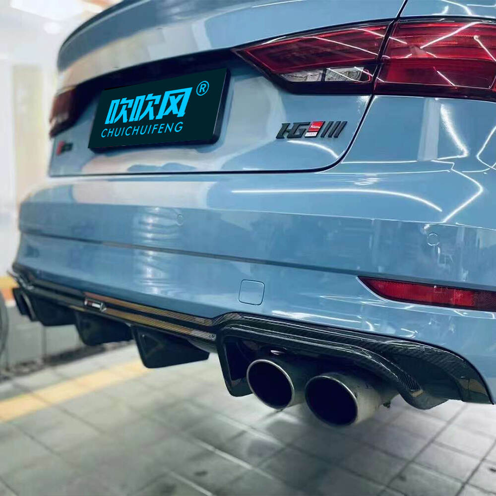 Rear Diffuser; Rear Lip;rear splitter；Audi； S3； A3