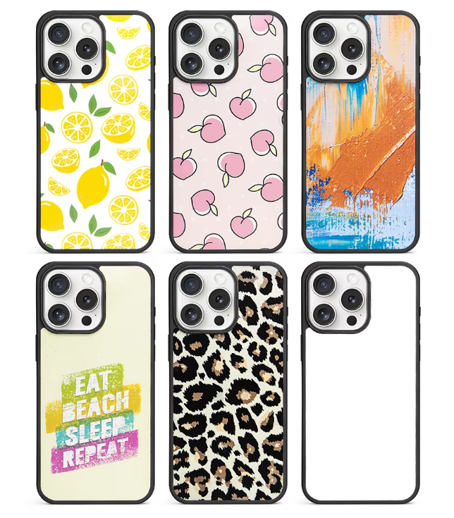 Custom Pro Max Phone Case 3D Design Patterns Shockproof Wireless Features Protective Camera Cover PET Material Durable Shining