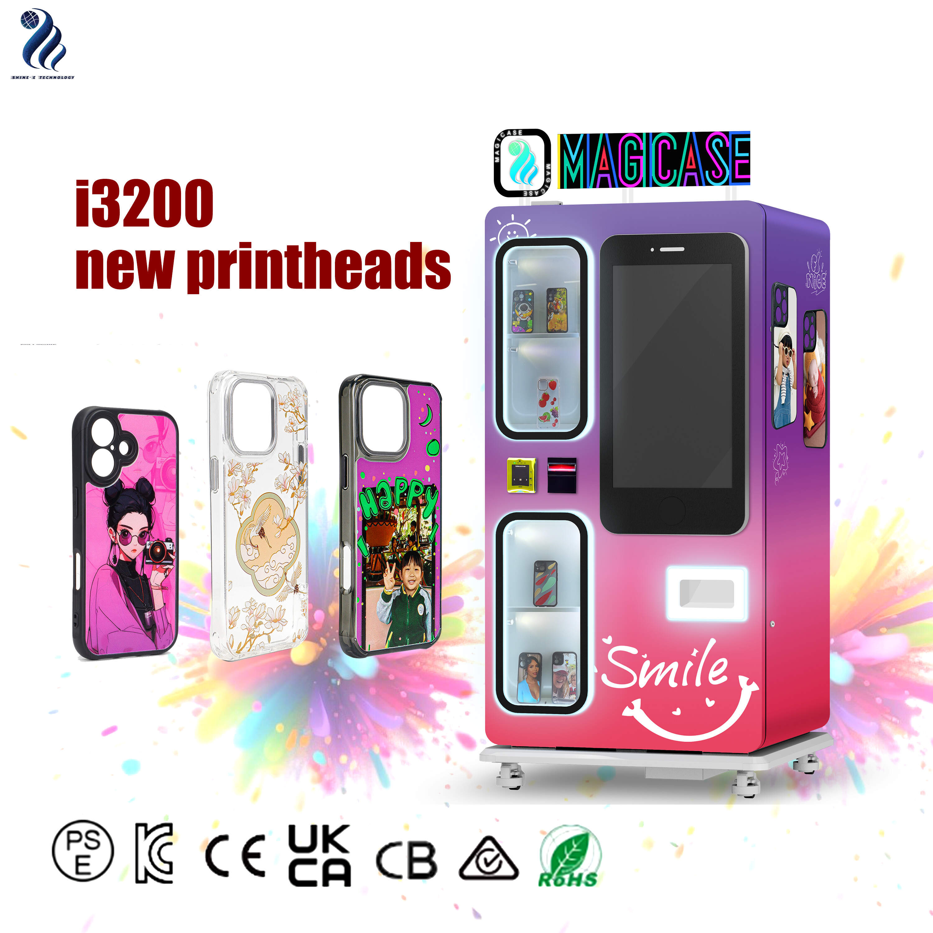 Big Business Machines UV Phone Case Printer 3d Phone Case Printing Vending Machine for Phone Cases Printer in Shopping Mall