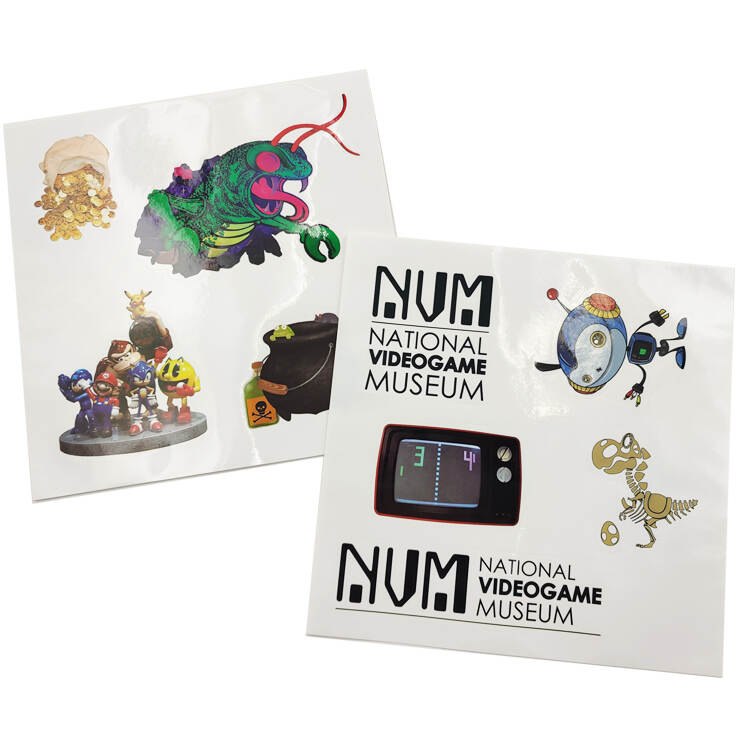 Custom sticker sheet with logo printing sticker label