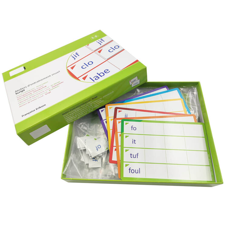 Flash Card With Lid Base Box
