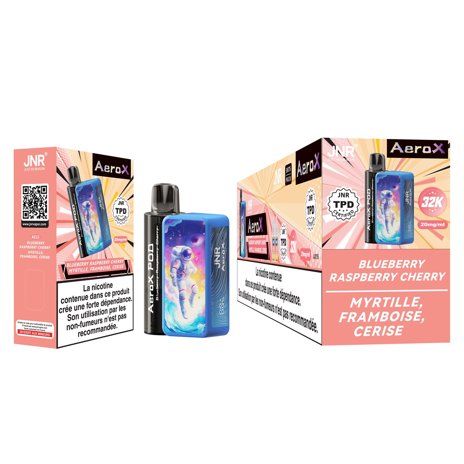 Value Pack – JNR AeroX 32000 Puffs*4 | Bulk Deal for Long-Term Use