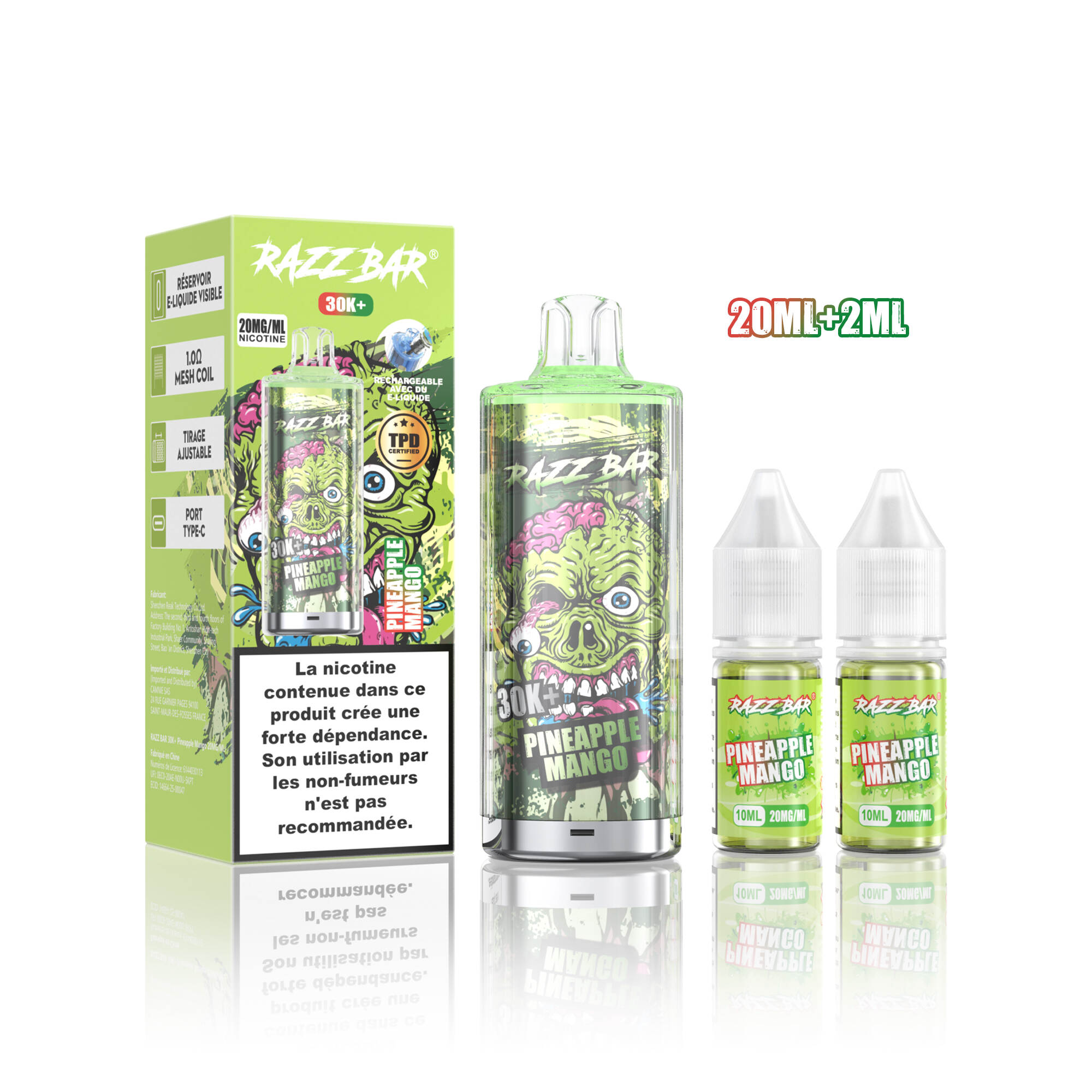 Razz Bar 30K+ Vape ×4 | Perfect Choice for Power Vapers