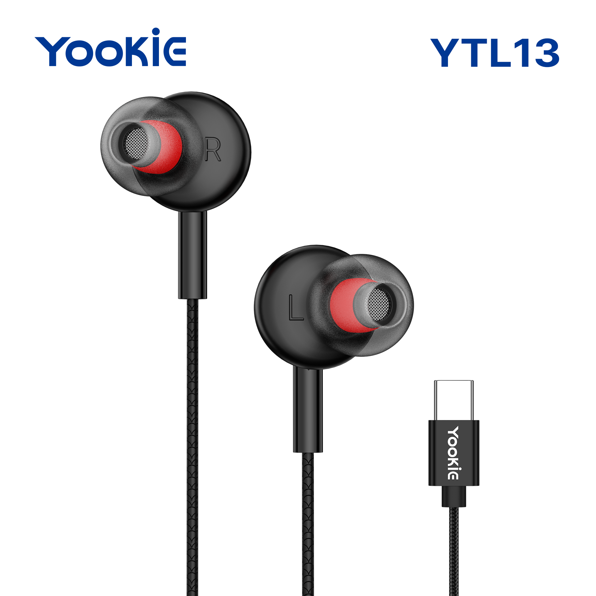 YOOKIE YTL13 HiFi In-ear Matel Wired Earbuds-copy