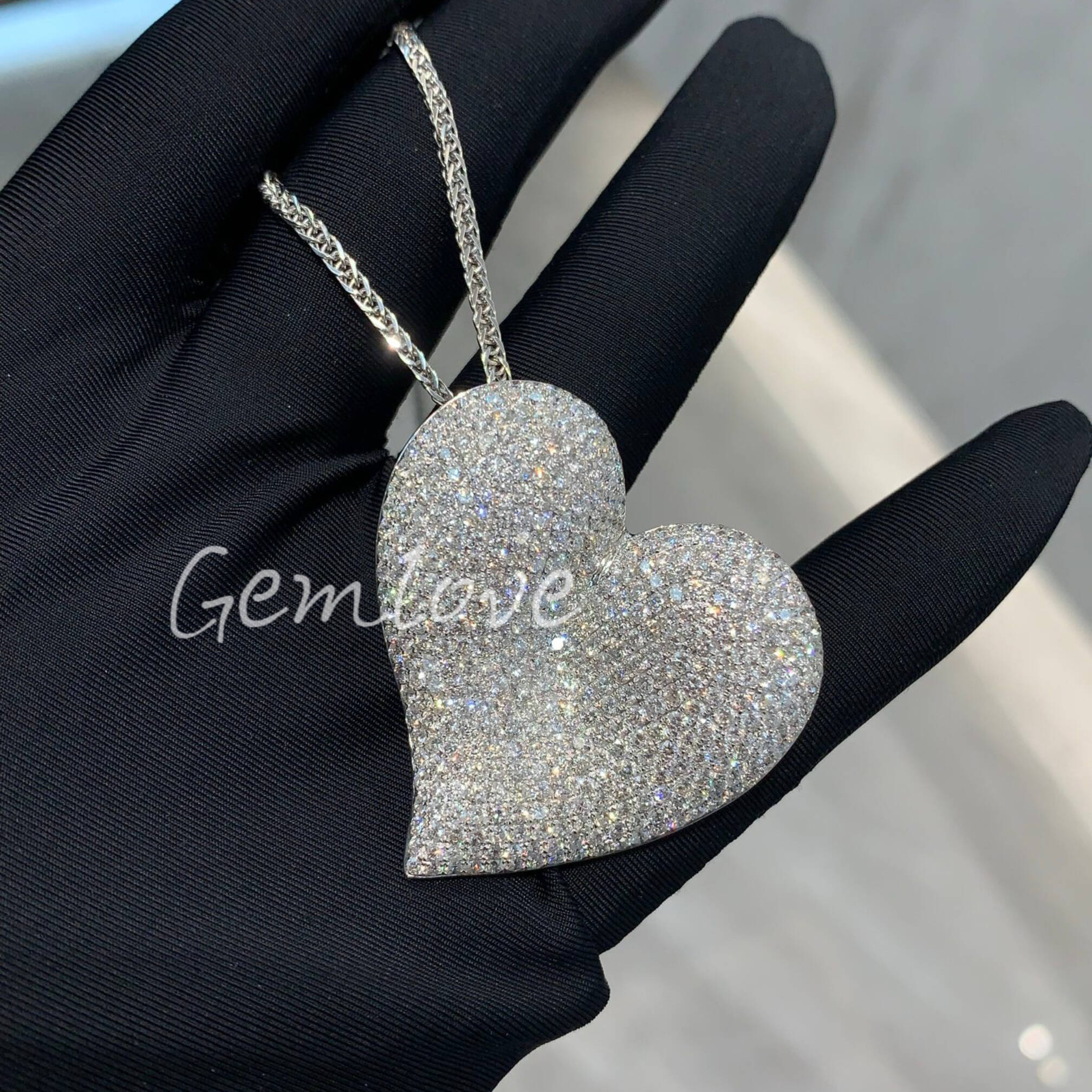 8k gold and adorned with natural diamonds