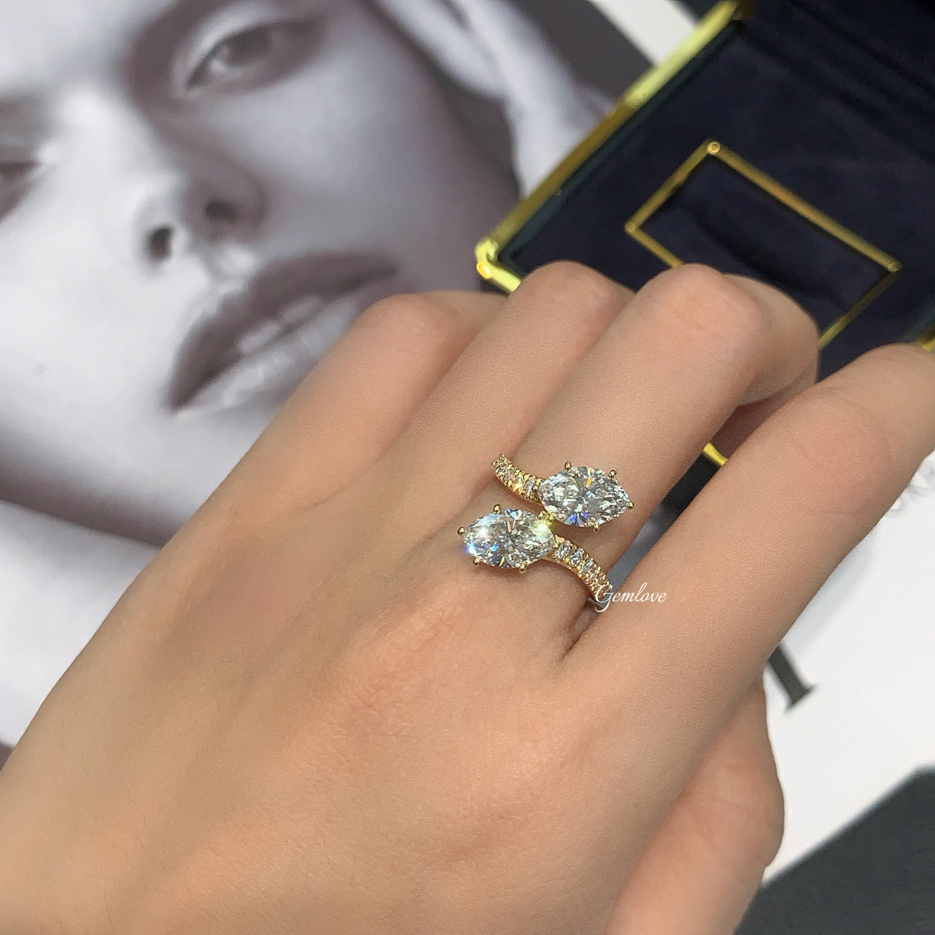 18k laboratory-grown diamond Ring