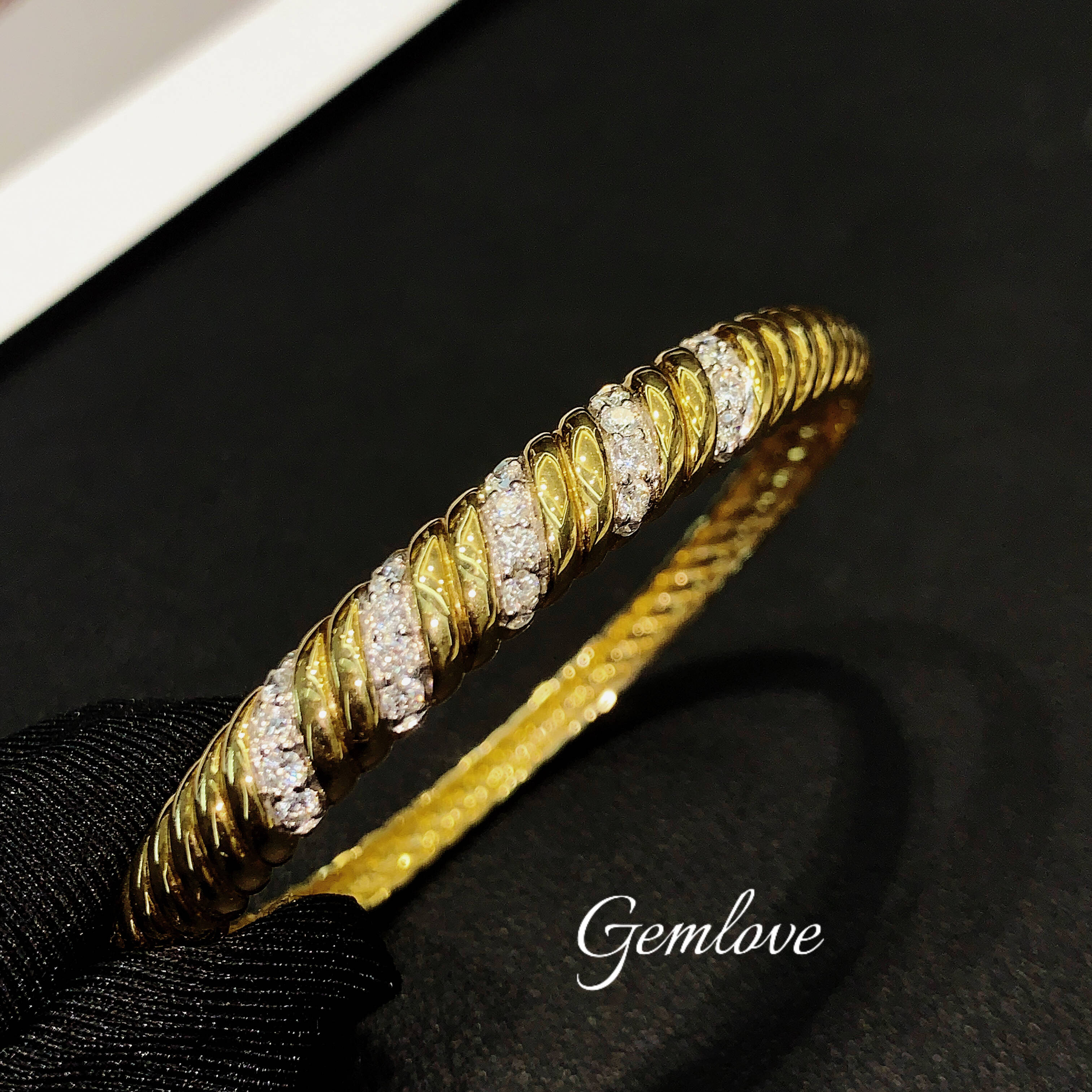 18k Gold laboratory-grown diamond Bracelet