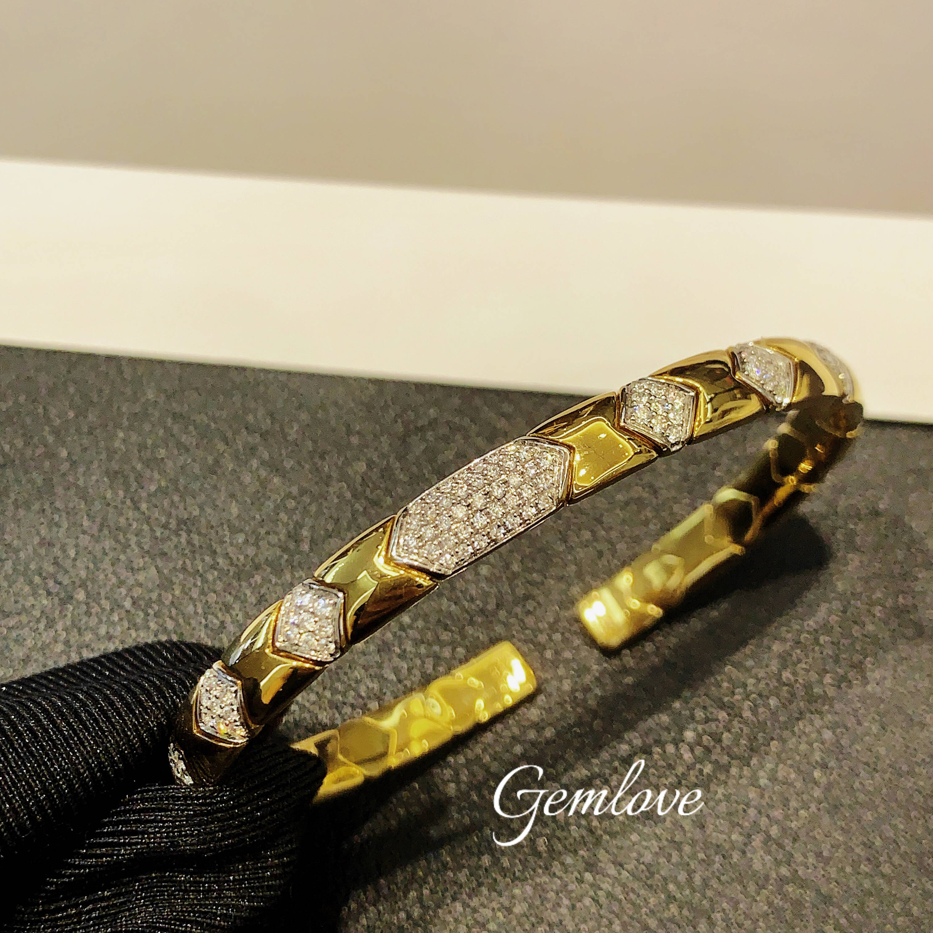18K Gold laboratory-grown diamond Bracelet