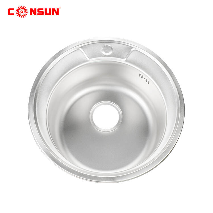 ROUND CORNER SINGLE BOWL KITCHEN SINK
