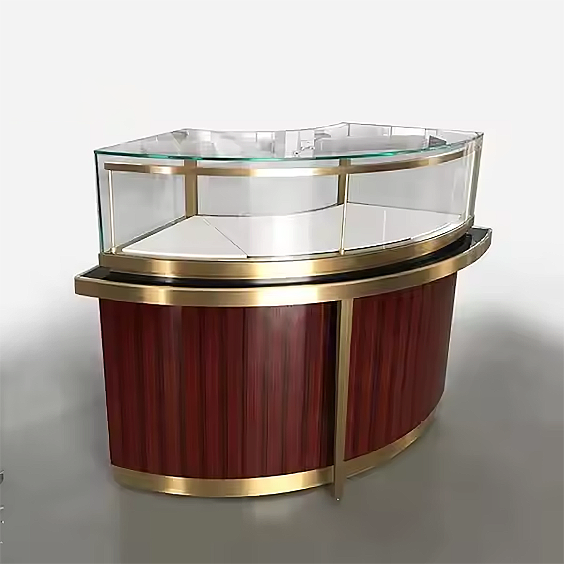High End MDF Wall Jewellery Shop Furniture Design Watch Showcase Handbag Jewelry Display Cabinet for Shopping Mall-copy