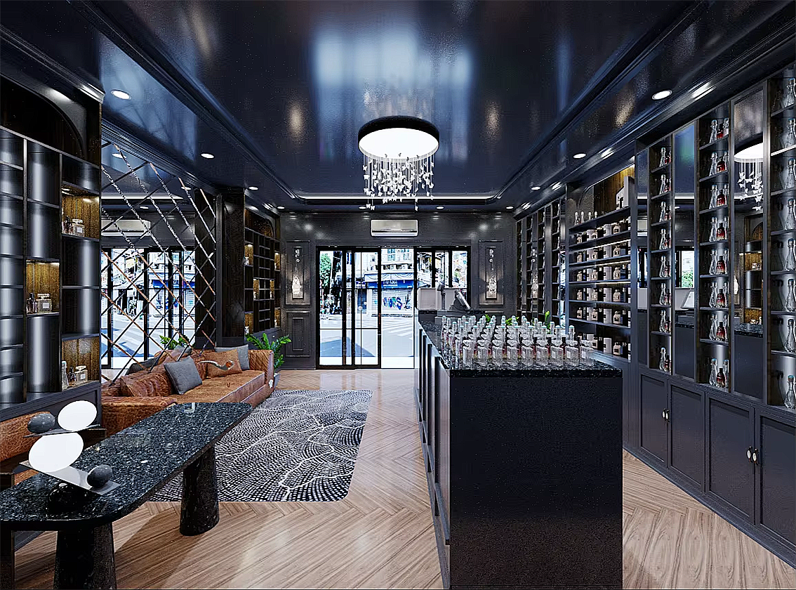 Modern Luxury Retail Perfume Stores