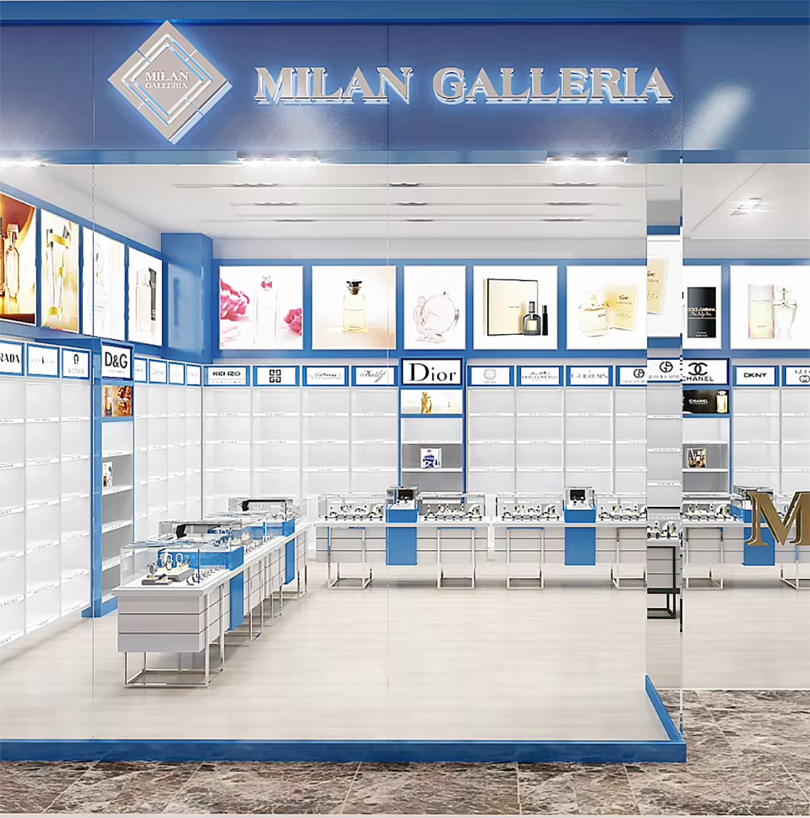 Customized Cosmetic Showroom Interior Design