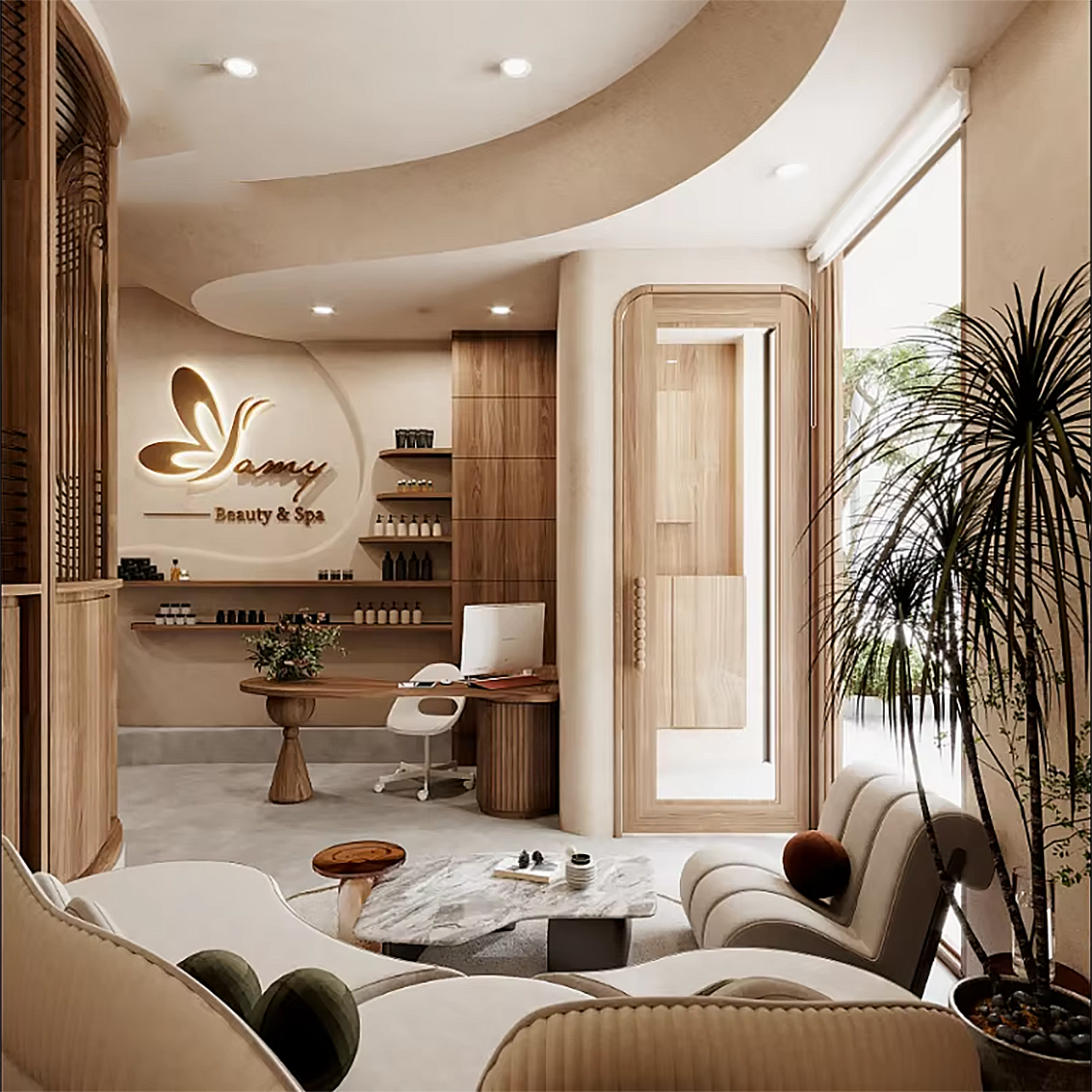 Beauty Display Stot Design
