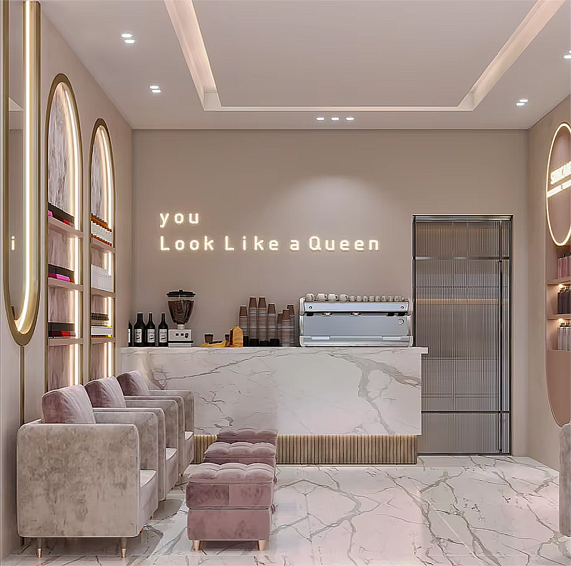 Display Furniture for Beauty Store