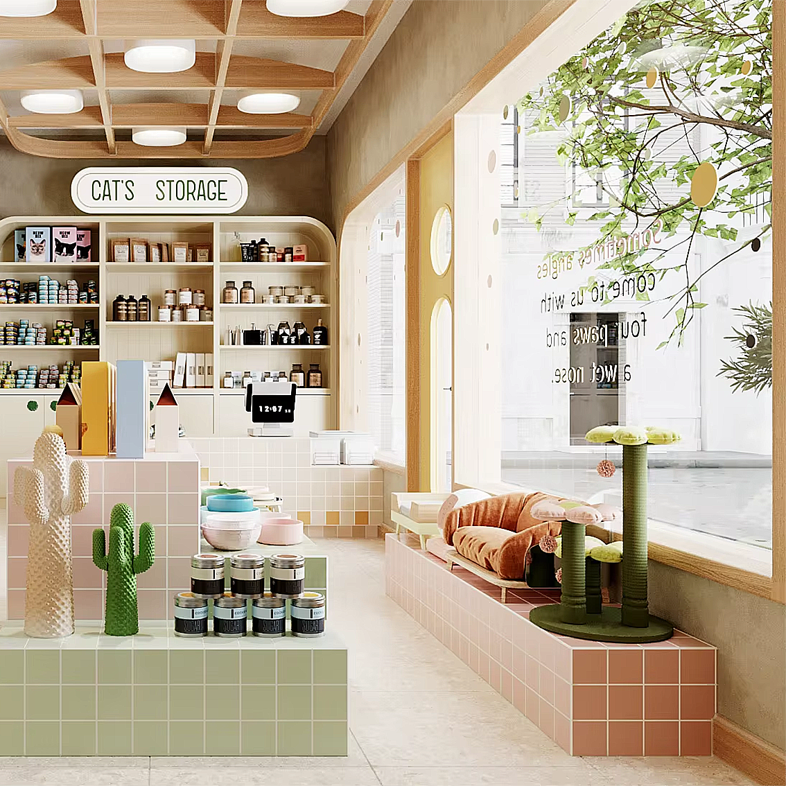 Custom Retail Pet Store