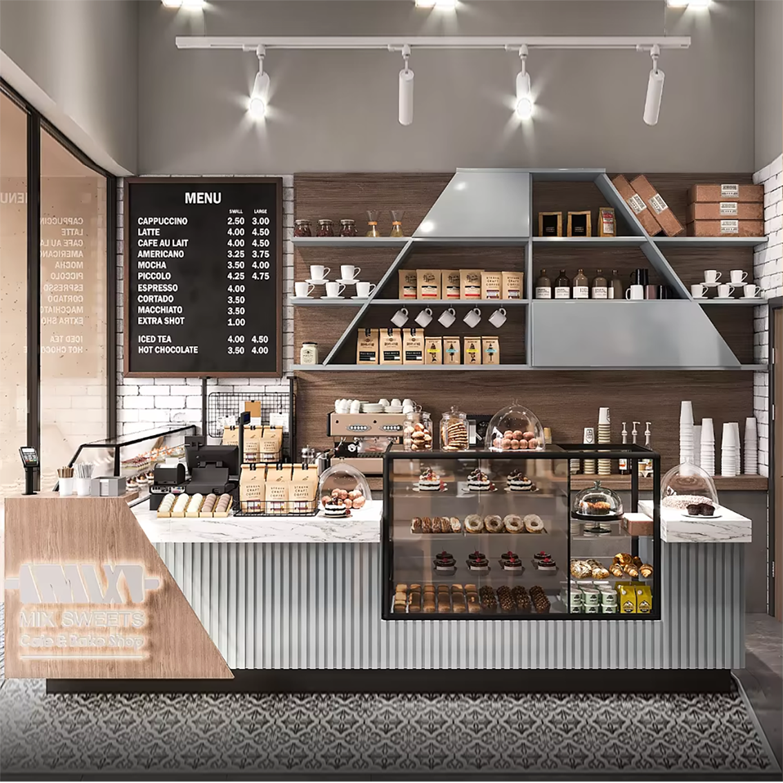 Light Luxury Good Quality Cafe Shop