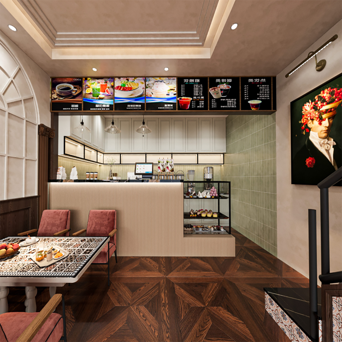 Coffee Shop Display Case-design