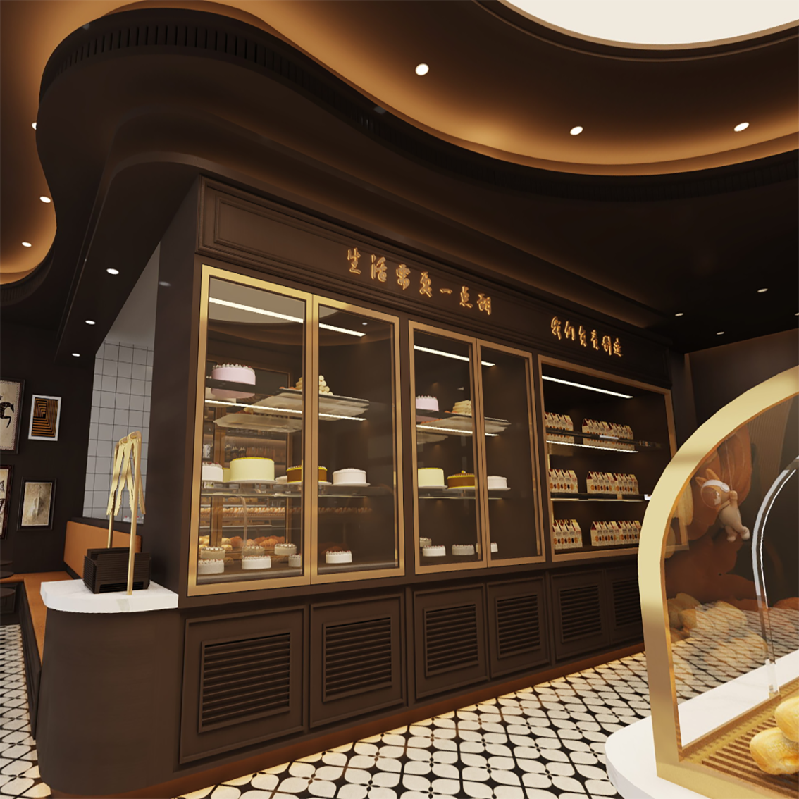 Coffee Shop Display Case-design