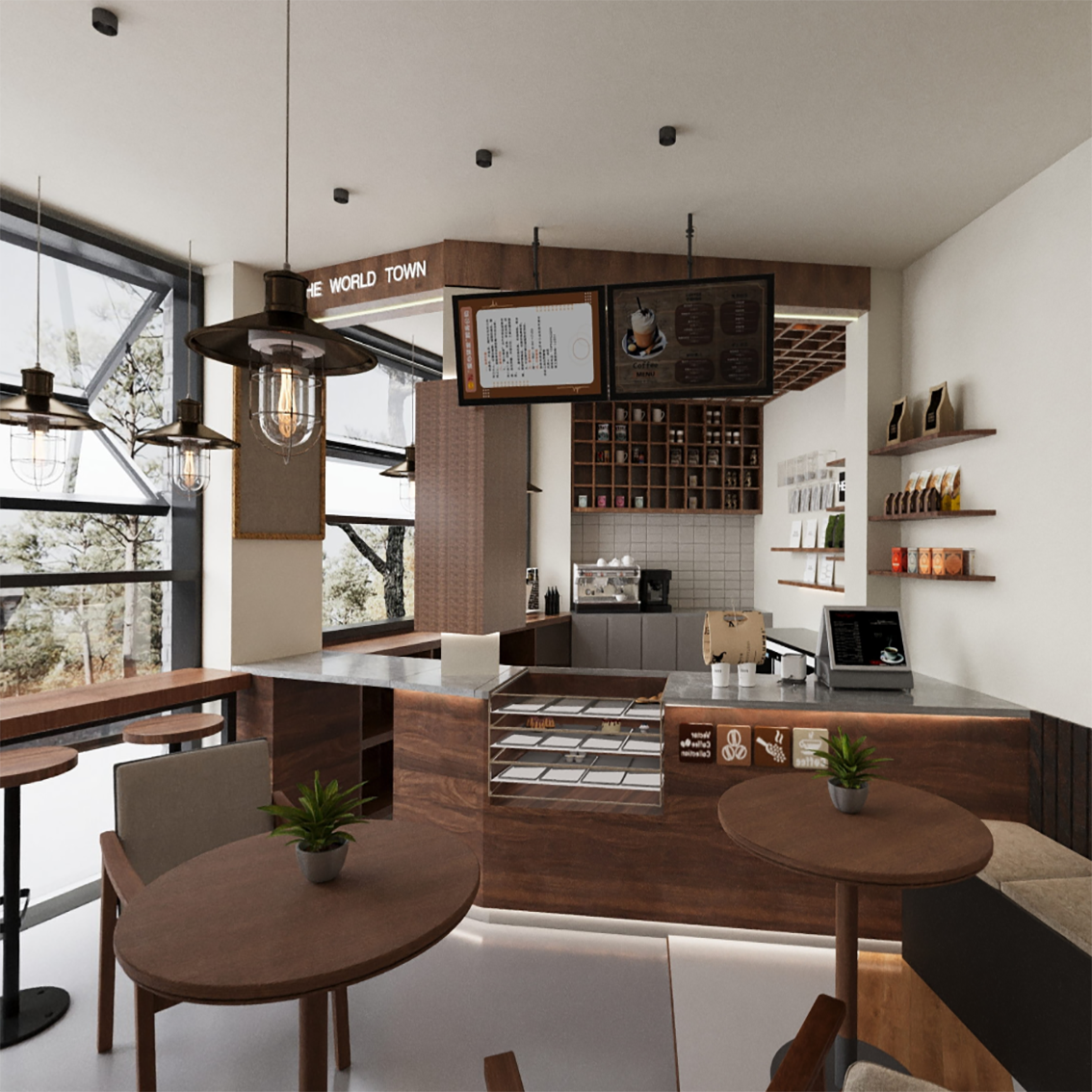 Coffee Shop Display Case-design