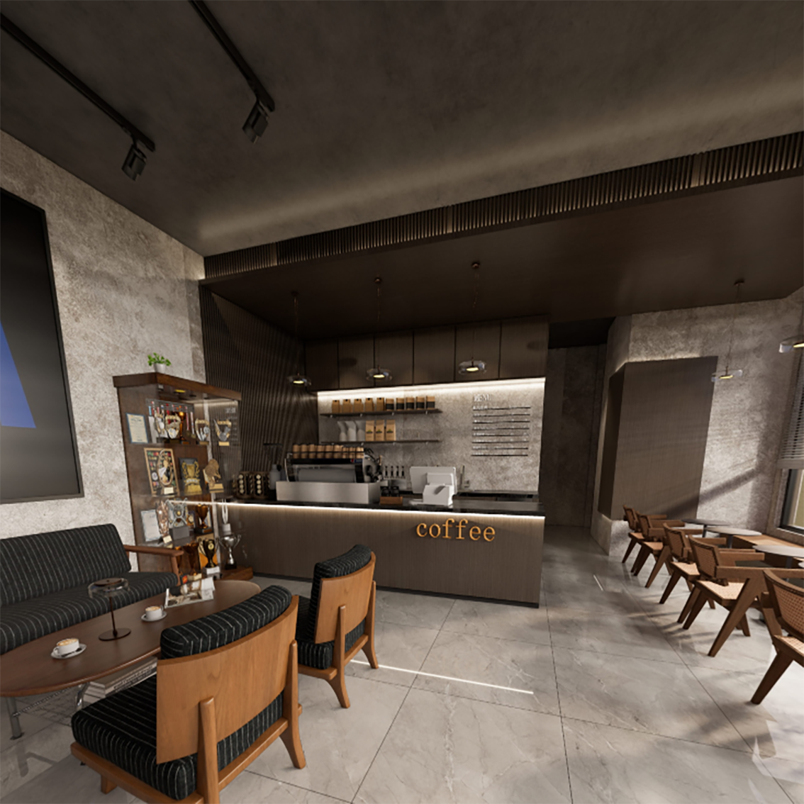 Coffee Shop Display Case-design
