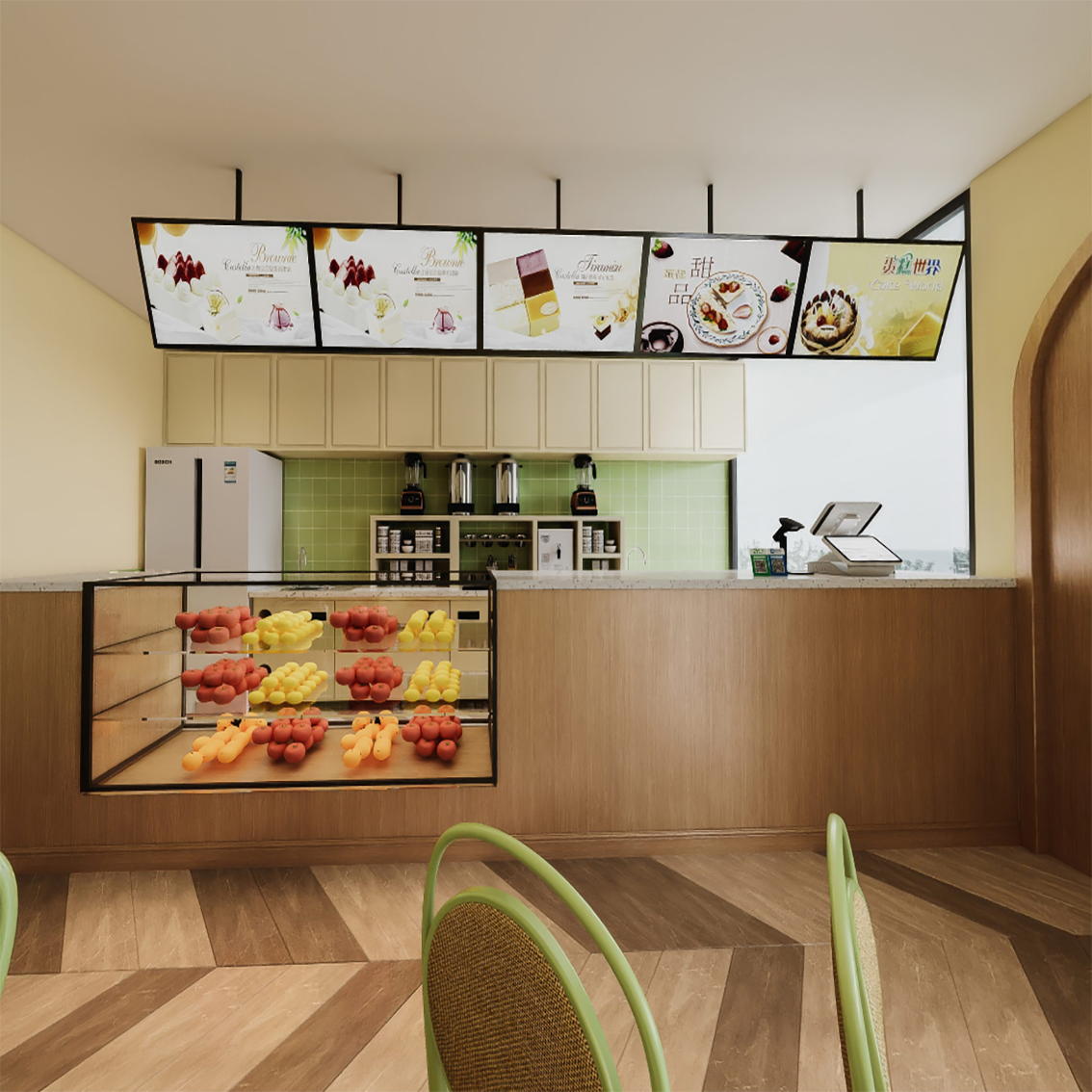 Coffee Shop Display Case-design