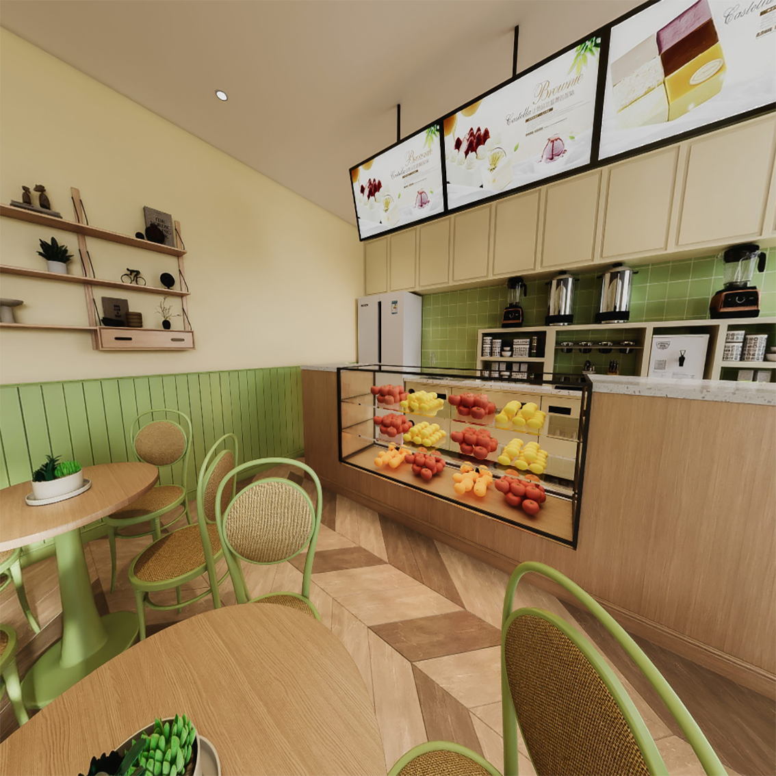 coffee shop cabinet；coffee kiosk；cafe decoration；coffee shop equipment
