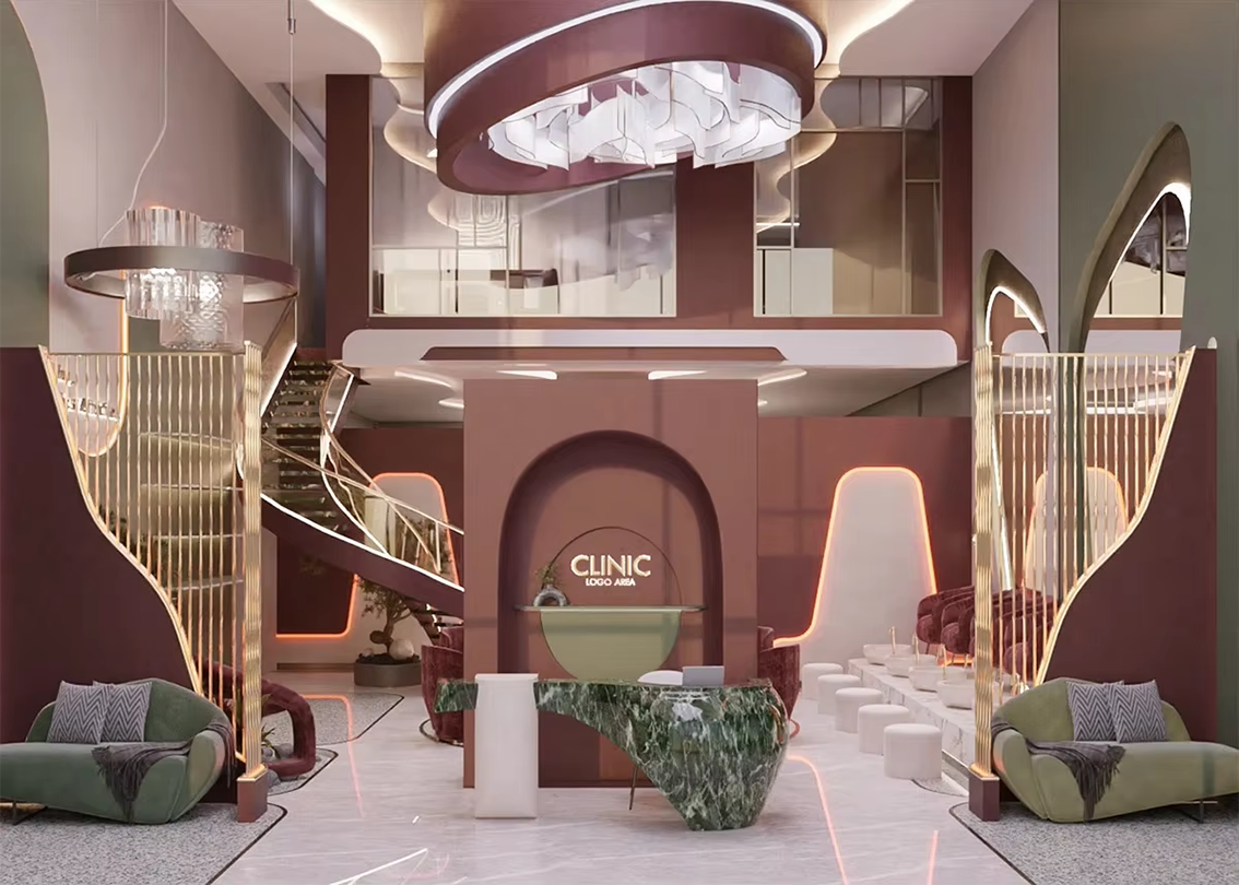 Modern Luxury Modern Beige Nail Furniture