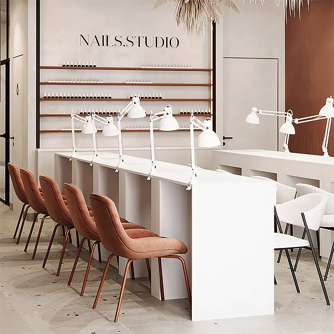 Beauty Salon Interior Design Nail Salon Decoration Ideas