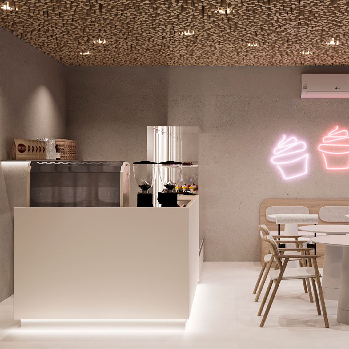Fashion Dessert Shop Design
