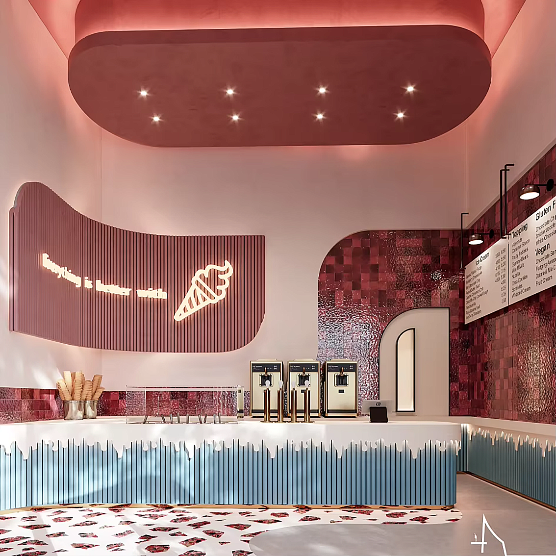 Modern Restaurant Dessert Shop-6