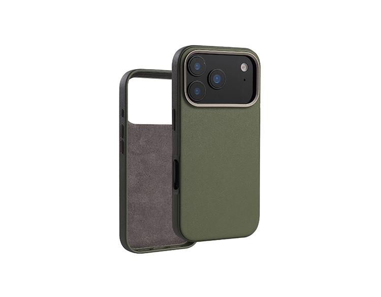 Factory Recommend OEM phone cases apply iphone 17pm all-inclusive design customizable two-tone leather phone case