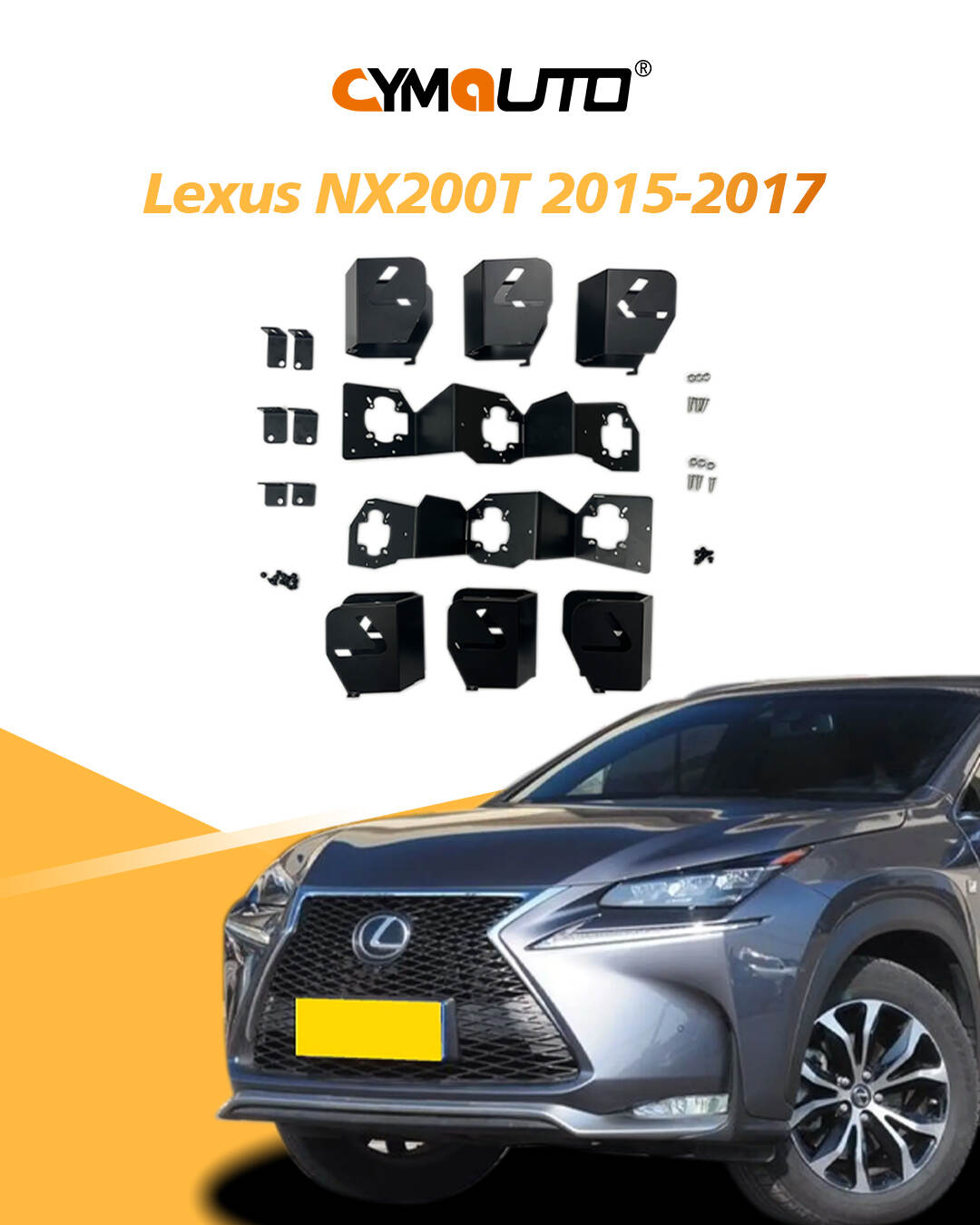 Lexus NX200T 2015-2017 (each side 3pcs 1.5''/1.8'' lens)