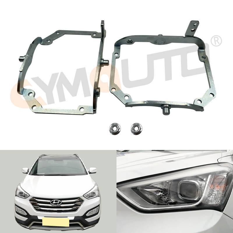 Bracket For Hyundai （SantaFe） Grey 2013-2016 AFS (the lower push-pull ball joint must be fitted with a nut)