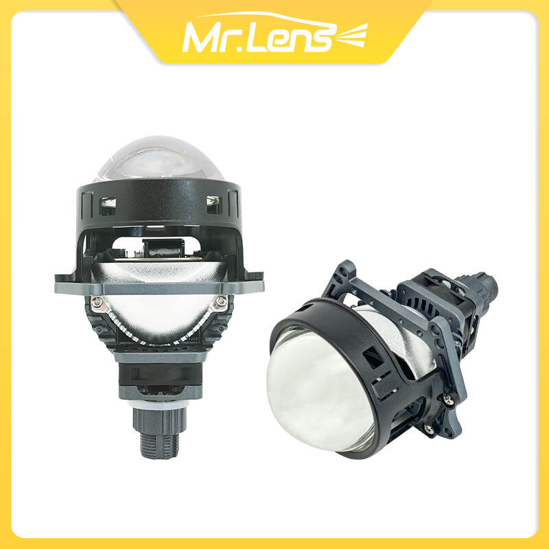 CYMAUTO A7 DUAL REFLECTORS SUPER SHORT SIZE 3INCH BI-LED LENS