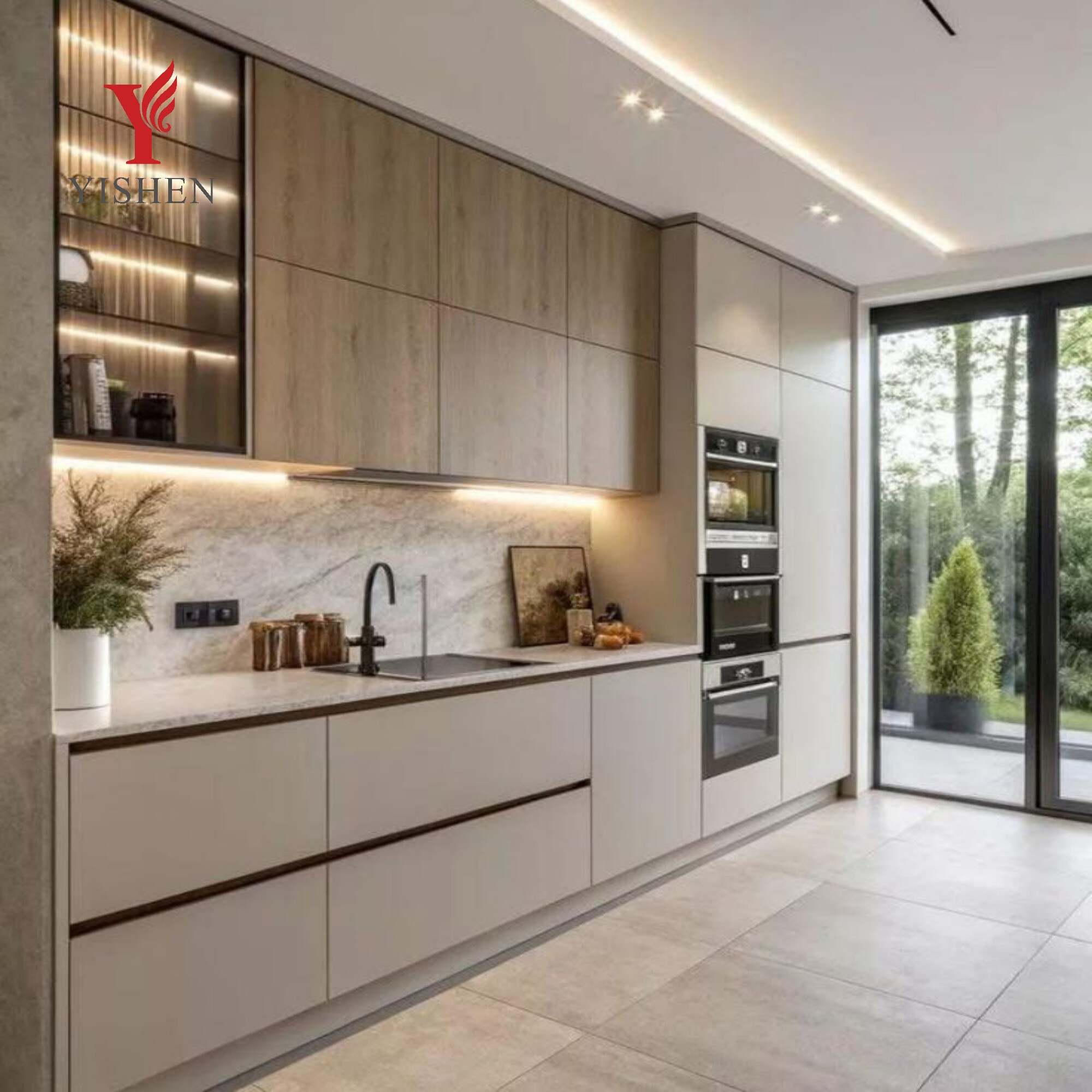 Environmentally Friendly Home Modular Aluminum Cabinet Set