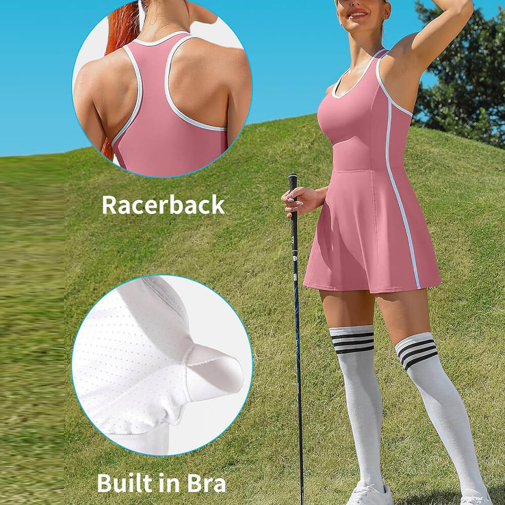 Women Casual Sports Golf Athletic Wear Tennis Dress Custom Logo
