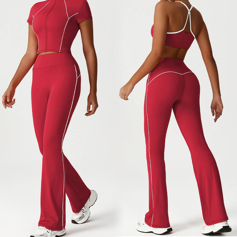 Women Yoga Wear Sports Bra and Leggings Sportswear Sets Custom Logo