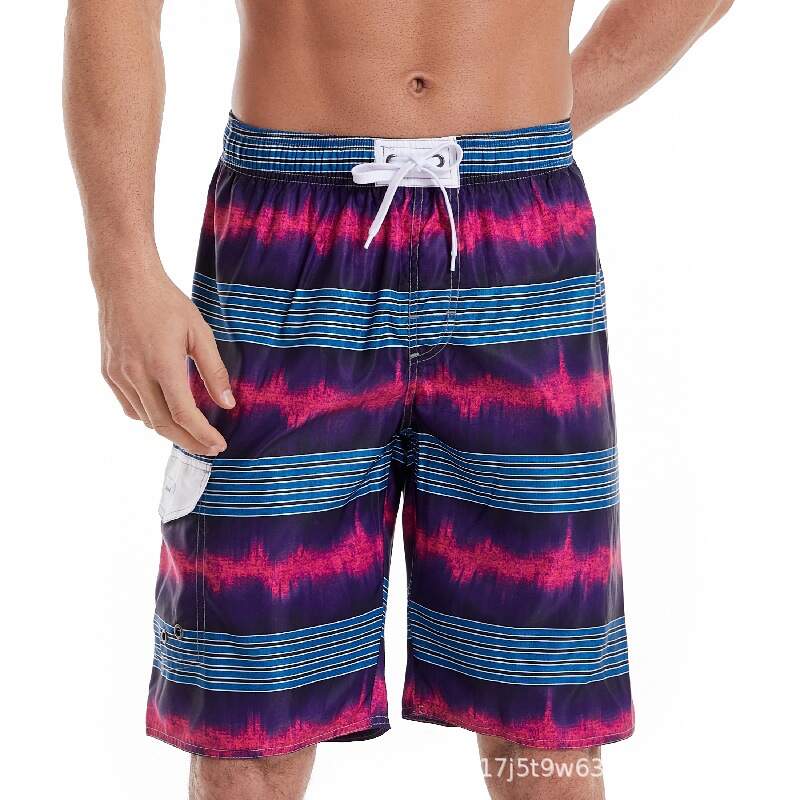 Wholesale Men Printed Flower Beach Shorts Fitness Summer Board Shorts Oem