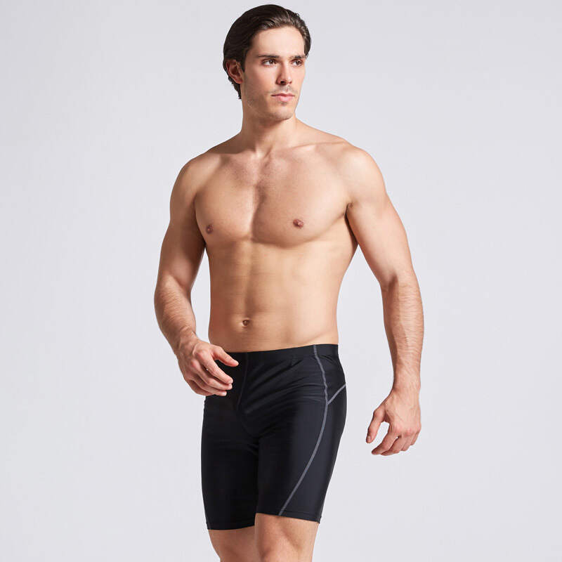 Wholesale Customized Your Own Logo Mens Nylon And Spandex Stretch Compression Fit Beach Pants Swim Shorts