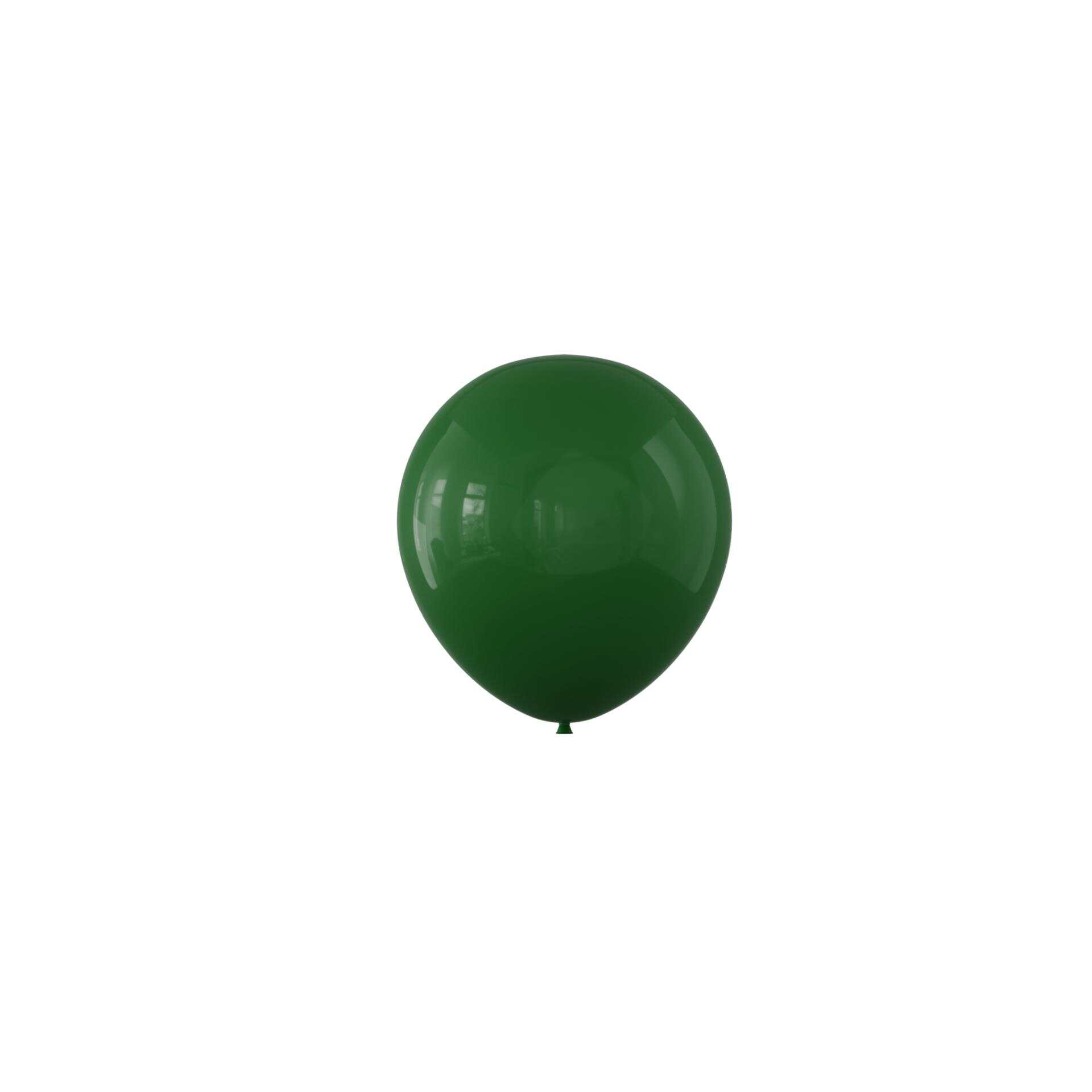 5” Latex Balloon —Standard Dark Green