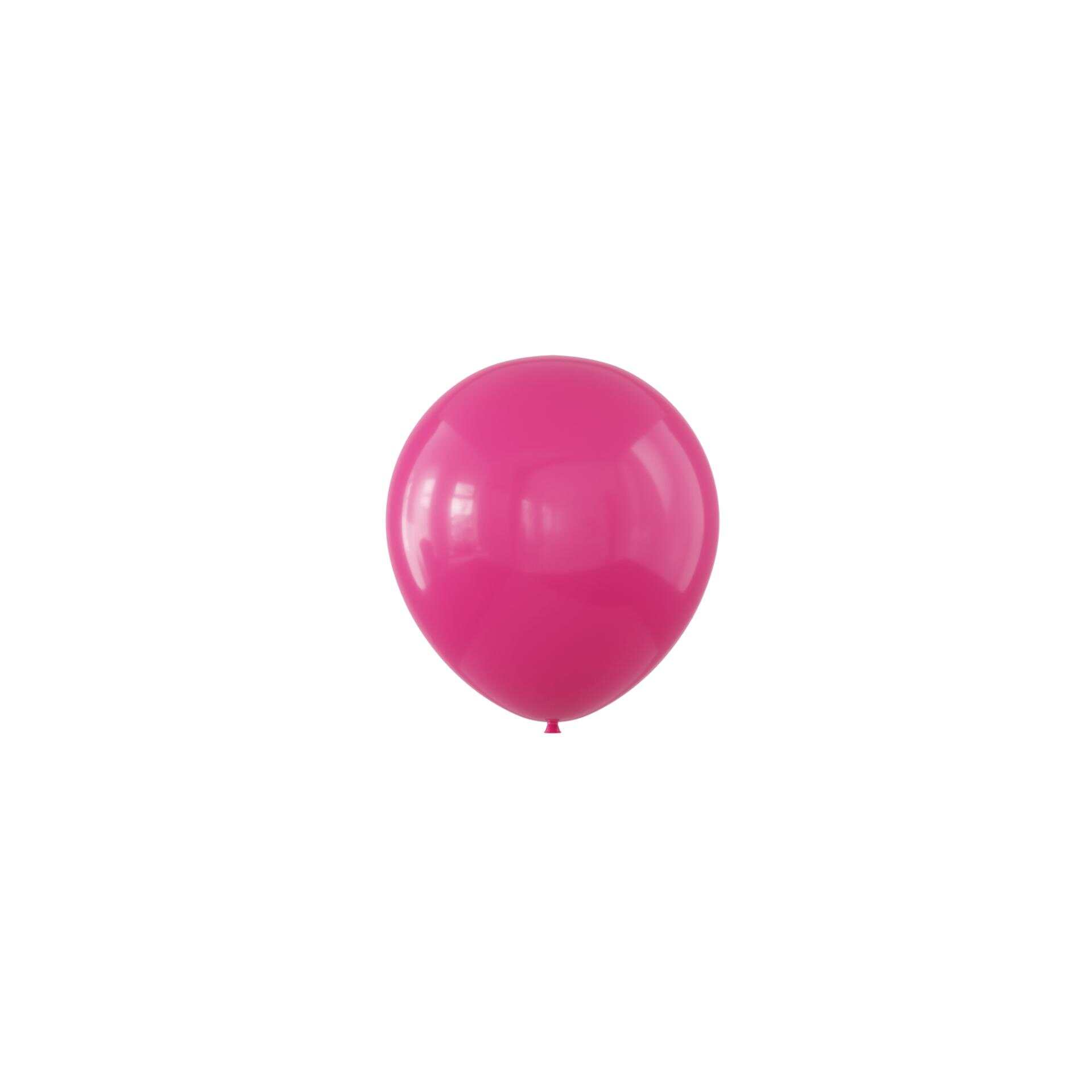 5” Latex Balloon —Standard Rose Red