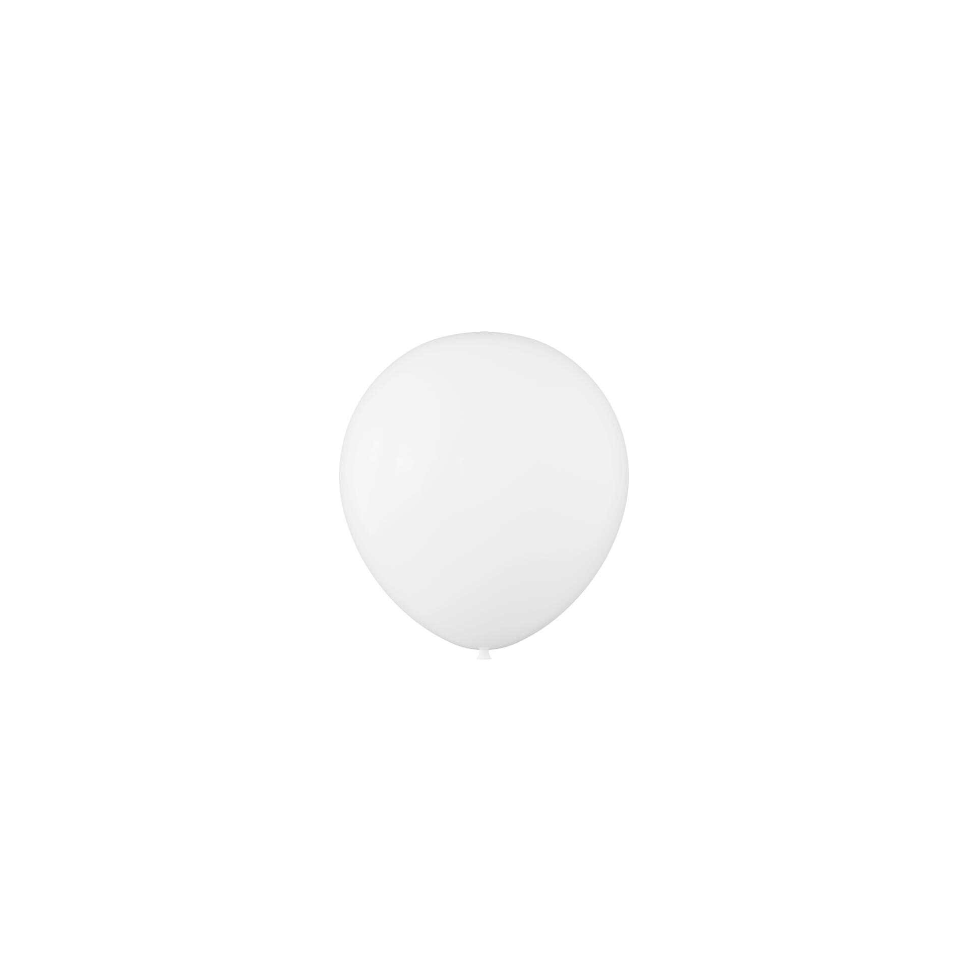5” Latex Balloon —Standard White