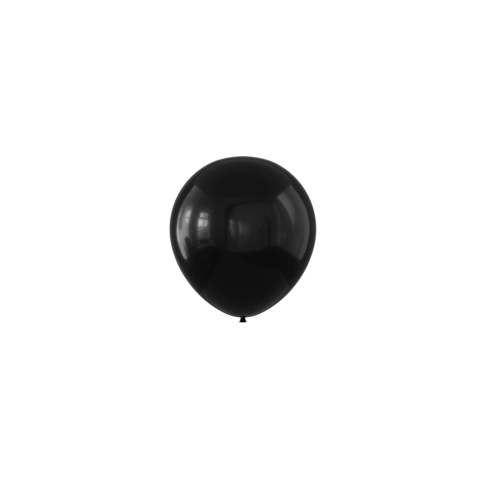 5” Latex Balloon —Standard Black