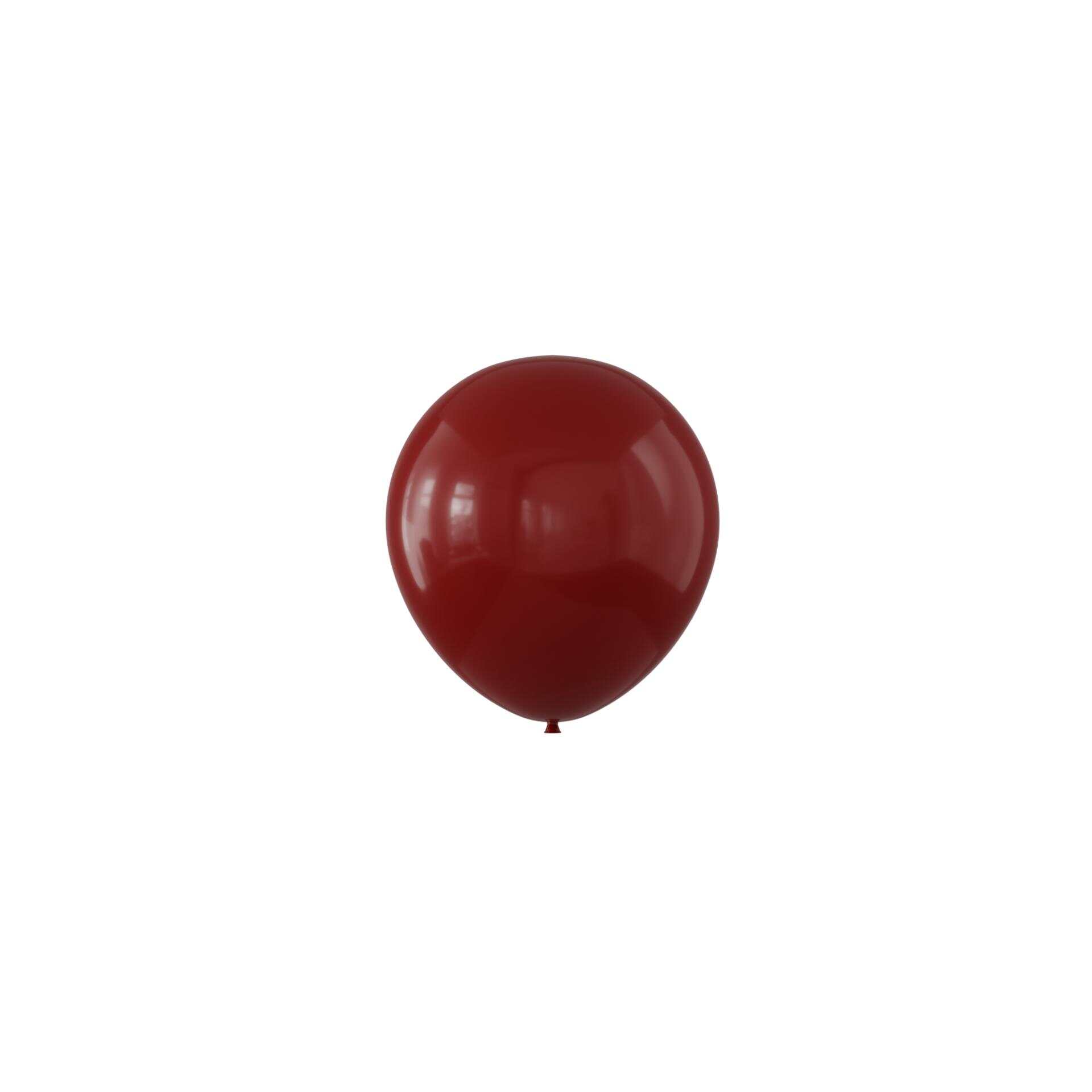 5” Latex Balloon —Retro Liquor Red