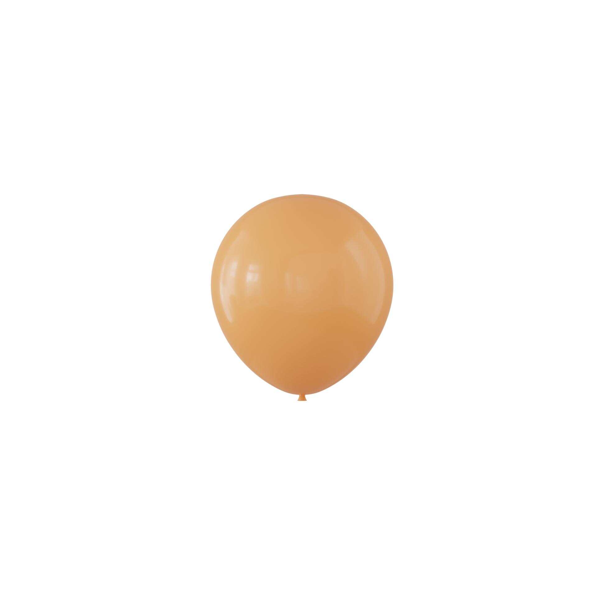 5” Latex Balloon —Retro Light Orange