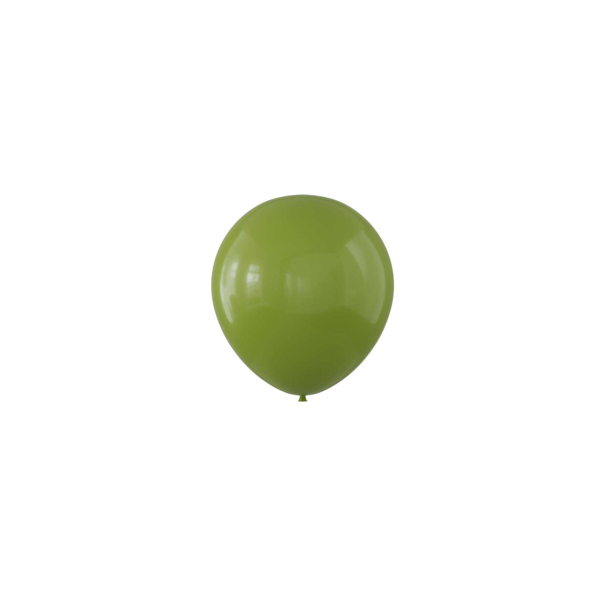 5” Latex Balloon —Retro Olive Green