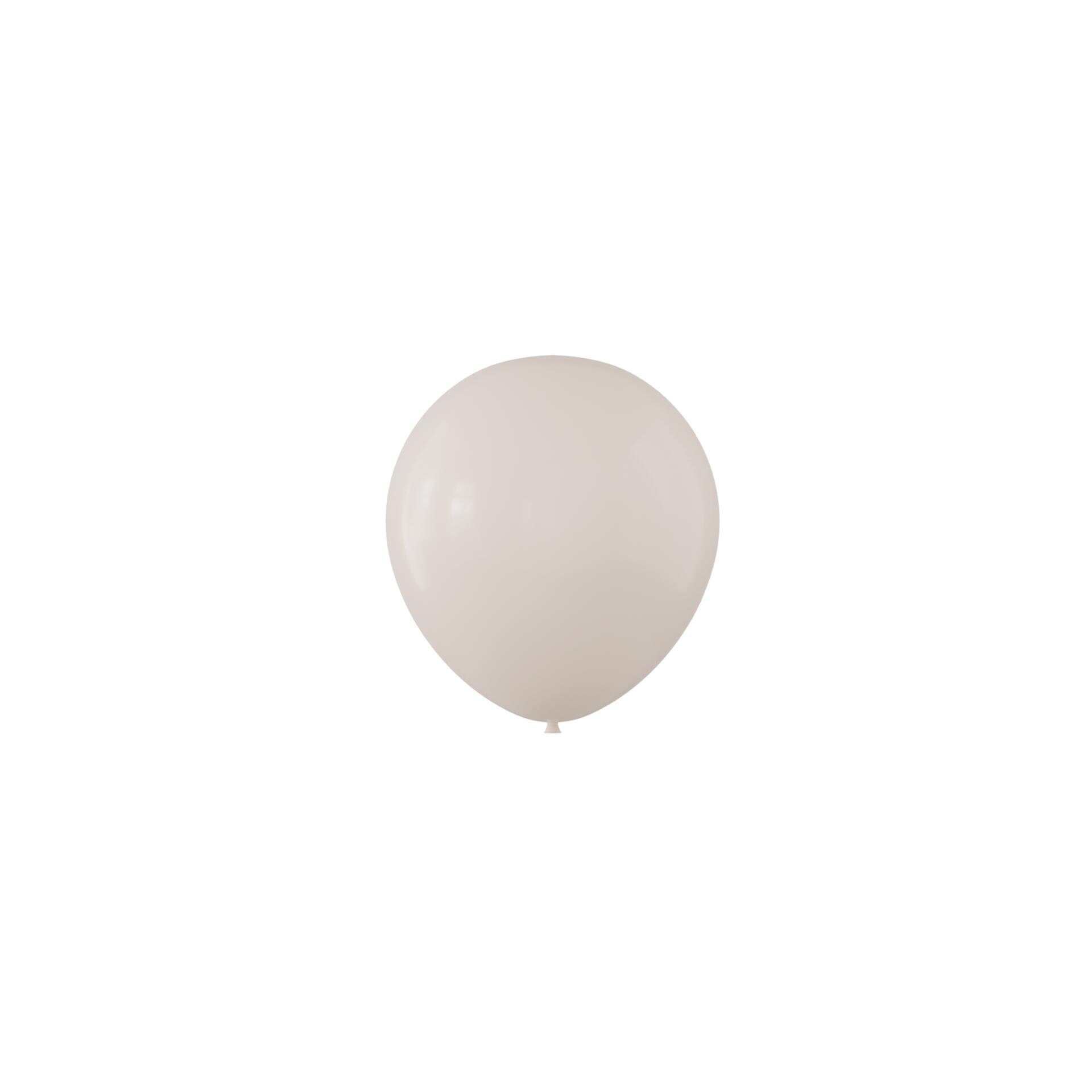 5” Latax Balloon —Retro T-White